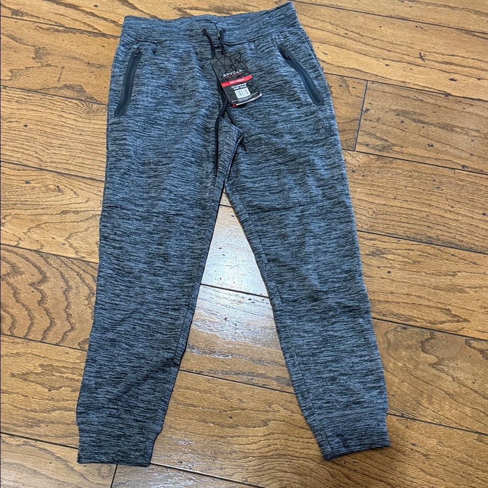 New with tag Spyder Charcoal Kids Joggers